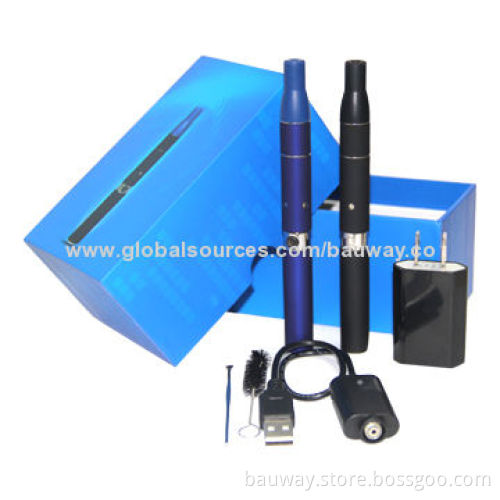 Electronic Cigarettes, Dry Herb Vaporizer Pen with eGo Battery, Sized 140 x 14mm